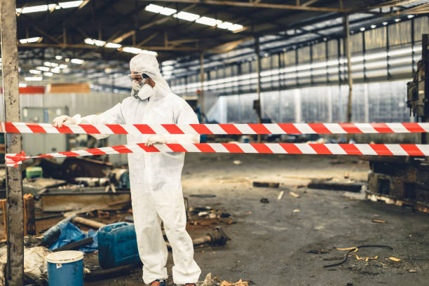 Professional Biohazard technician working in Dixon Springs, TN